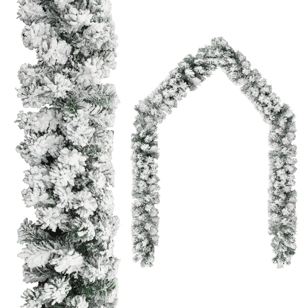 vidaXL Γιρλάντα Χριστουγεννιάτικη με LED & Μπάλες Πράσινη 20 μ. PVC