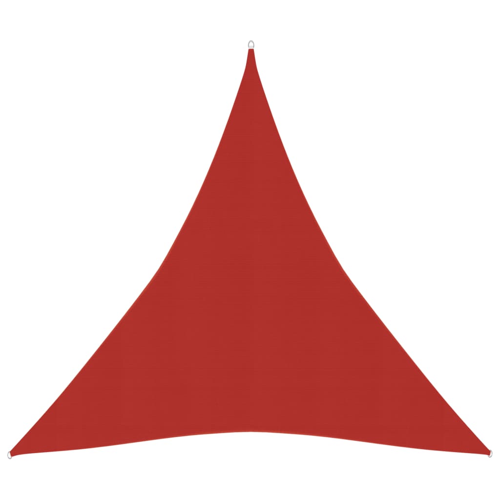 vidaXL Πανί Σκίασης Κόκκινο 5 x 6 x 6 μ. από HDPE 160 γρ./μ²
