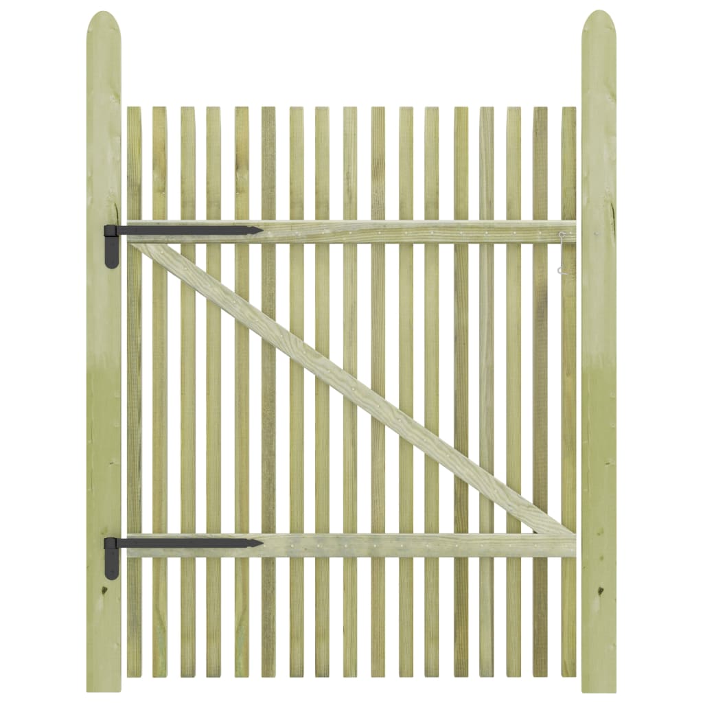 vidaXL Πόρτα Φράχτη 100 x 150 εκ. από Εμποτισμένο Ξύλο Πεύκου