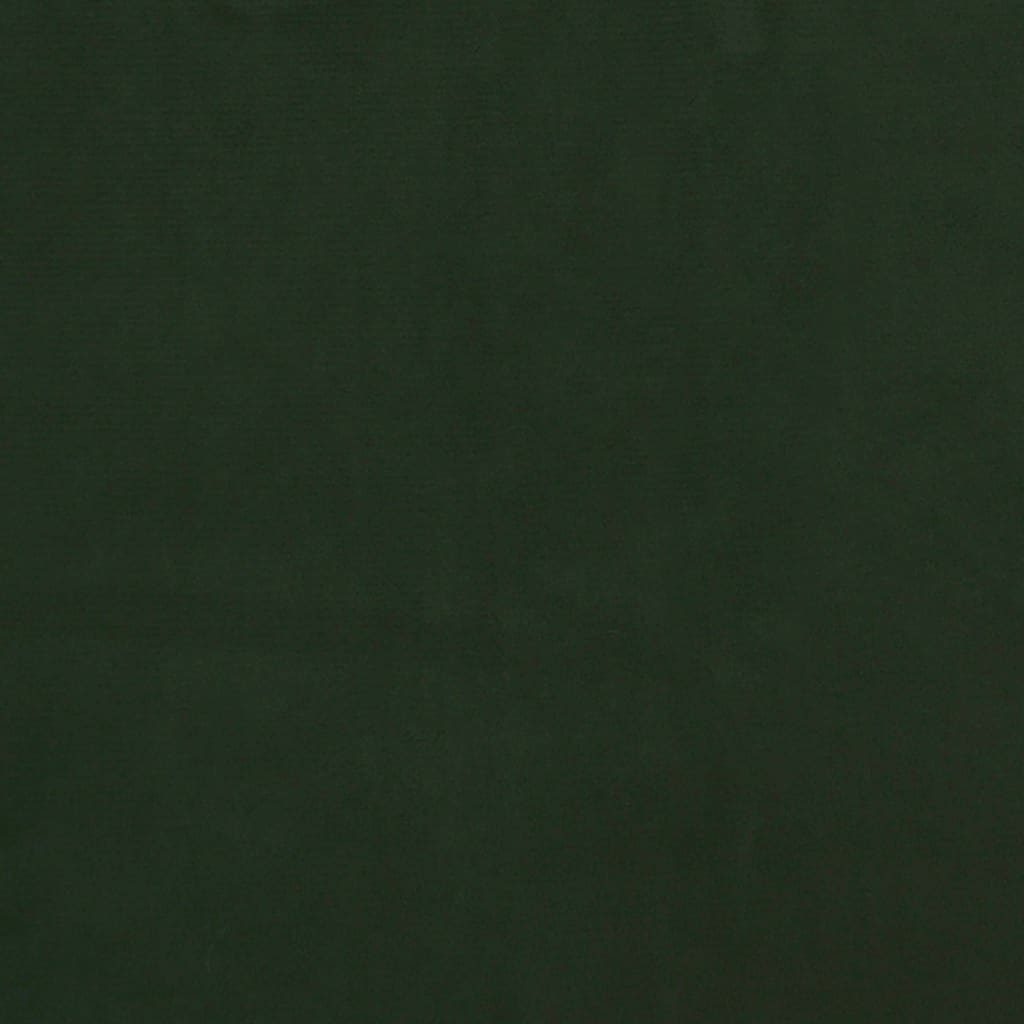 vidaXL Υποπόδιο Σκούρο Πράσινο 60x60x36 εκ. Βελούδινο