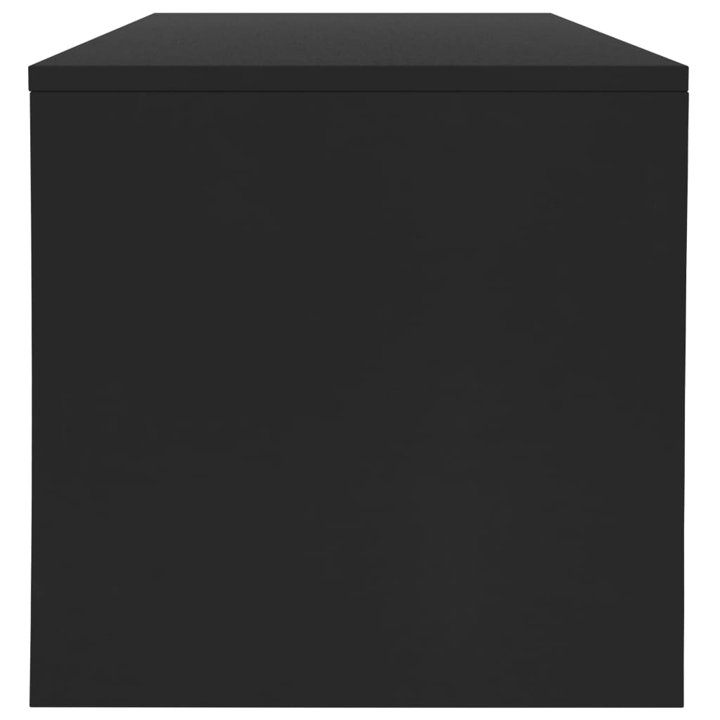 vidaXL Τραπεζάκι Σαλονιού Μαύρο 100 x 40 x 40 εκ. από Μοριοσανίδα