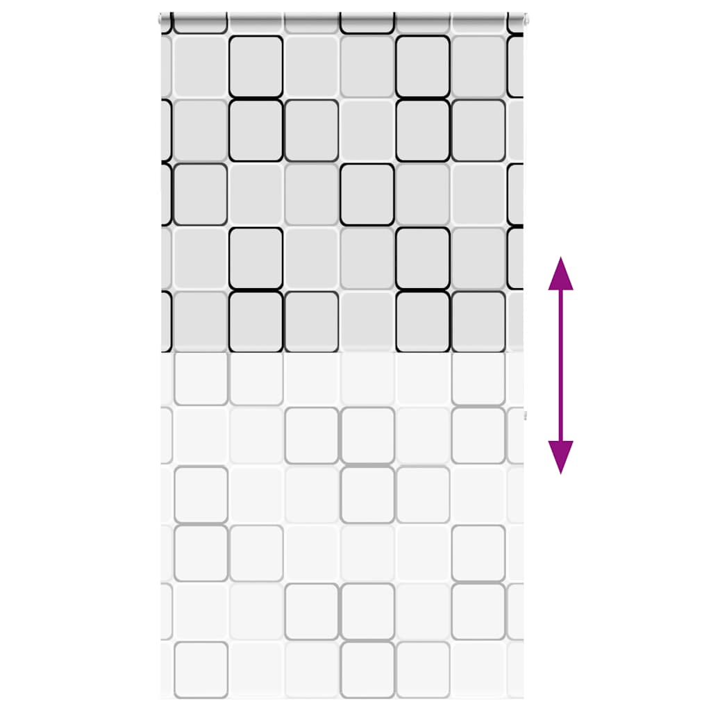 vidaXL Κουρτίνα Μπάνιου Ρολό κασέτα 120x240εκ. Πλάτος υφάσματος 116εκ.