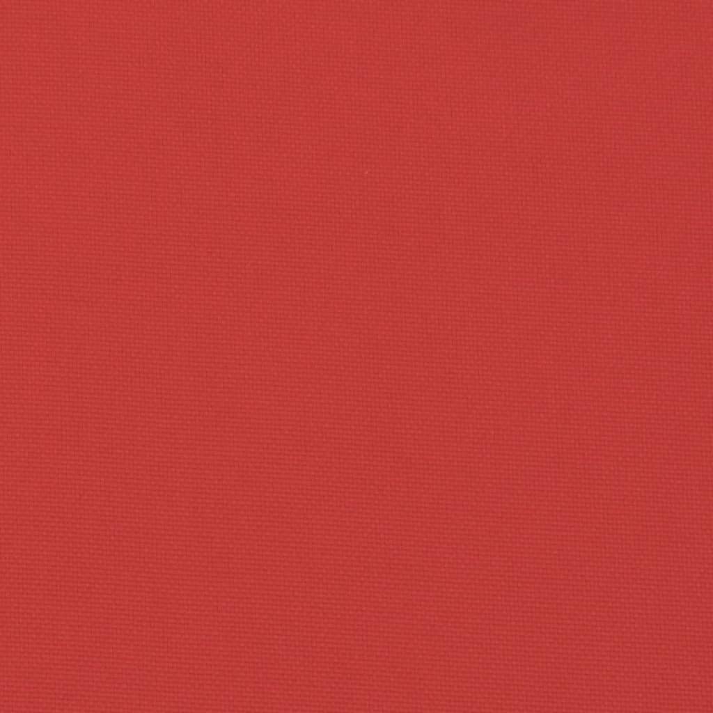 vidaXL Μαξιλάρια Καρέκλας 4 τεμ. Κόκκινα 50 x 50 x 7 εκ. Υφασμάτινα