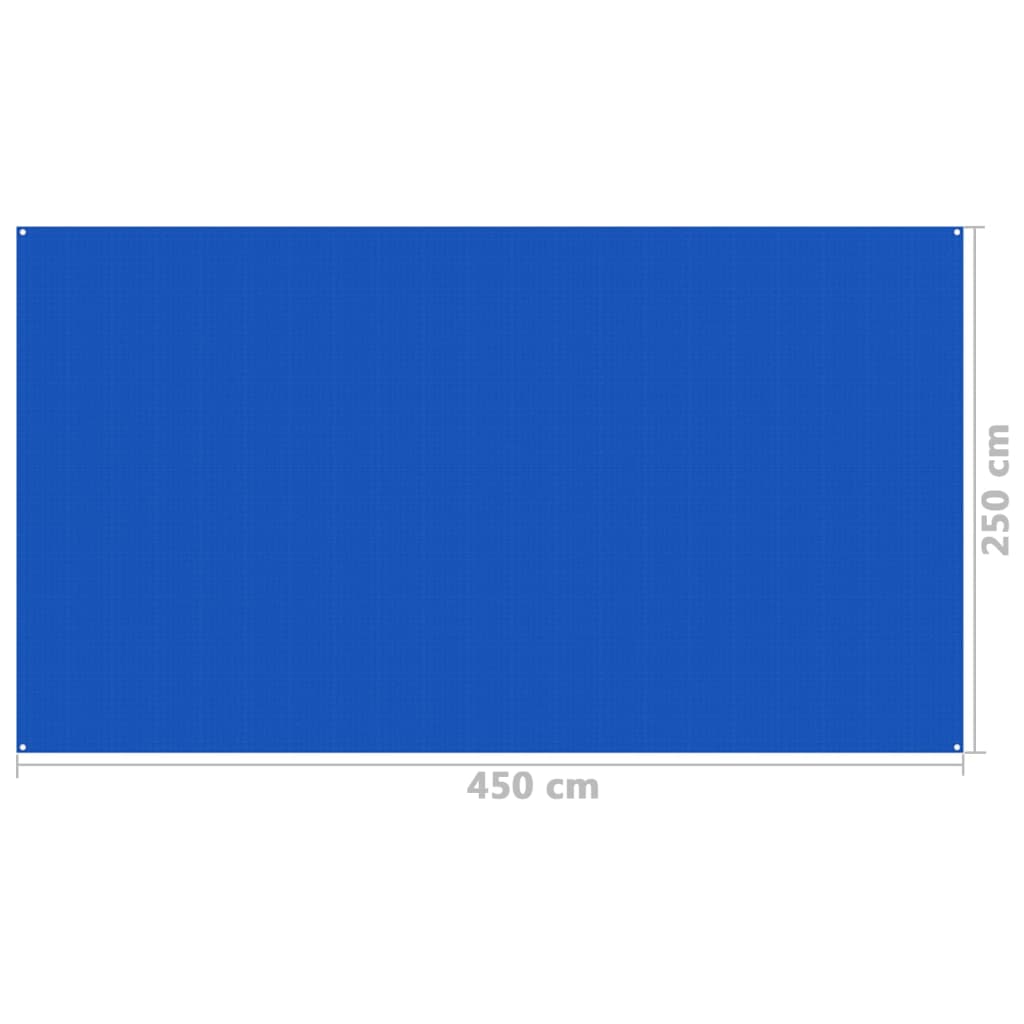 vidaXL Χαλί Σκηνής Μπλε 250 x 450 εκ.