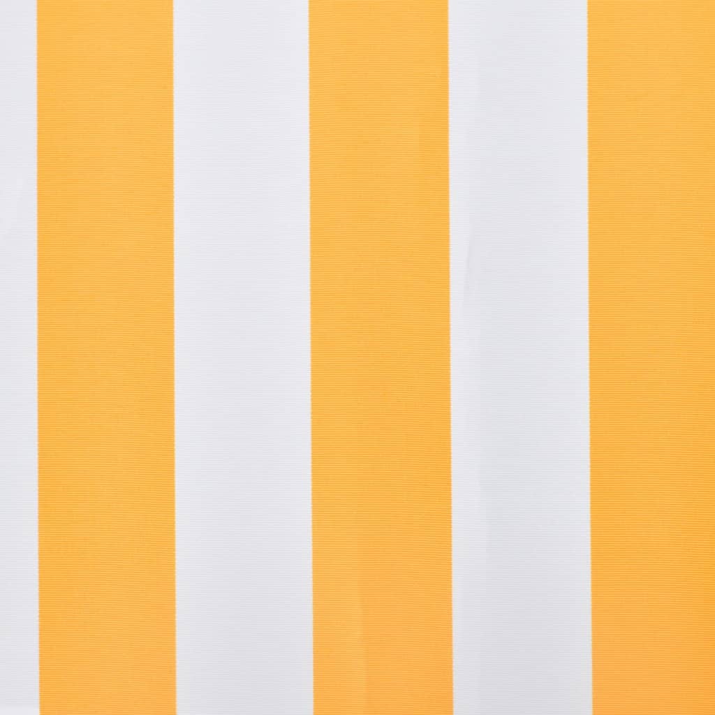 vidaXL Τεντόπανο Πορτοκαλί / Λευκό 350 x 250 εκ. από Καραβόπανο