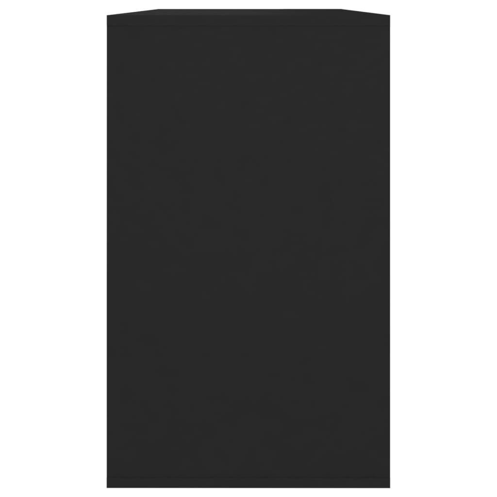 vidaXL Συρταριέρα Μαύρη 120 x 41 x 75 εκ από Μοριοσανίδα