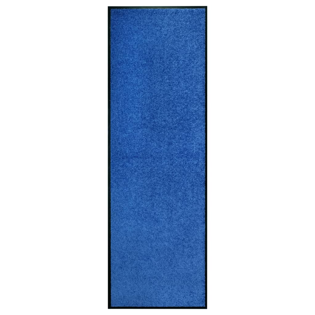 vidaXL Πατάκι Εισόδου Πλενόμενο Μπλε 60 x 180 εκ.