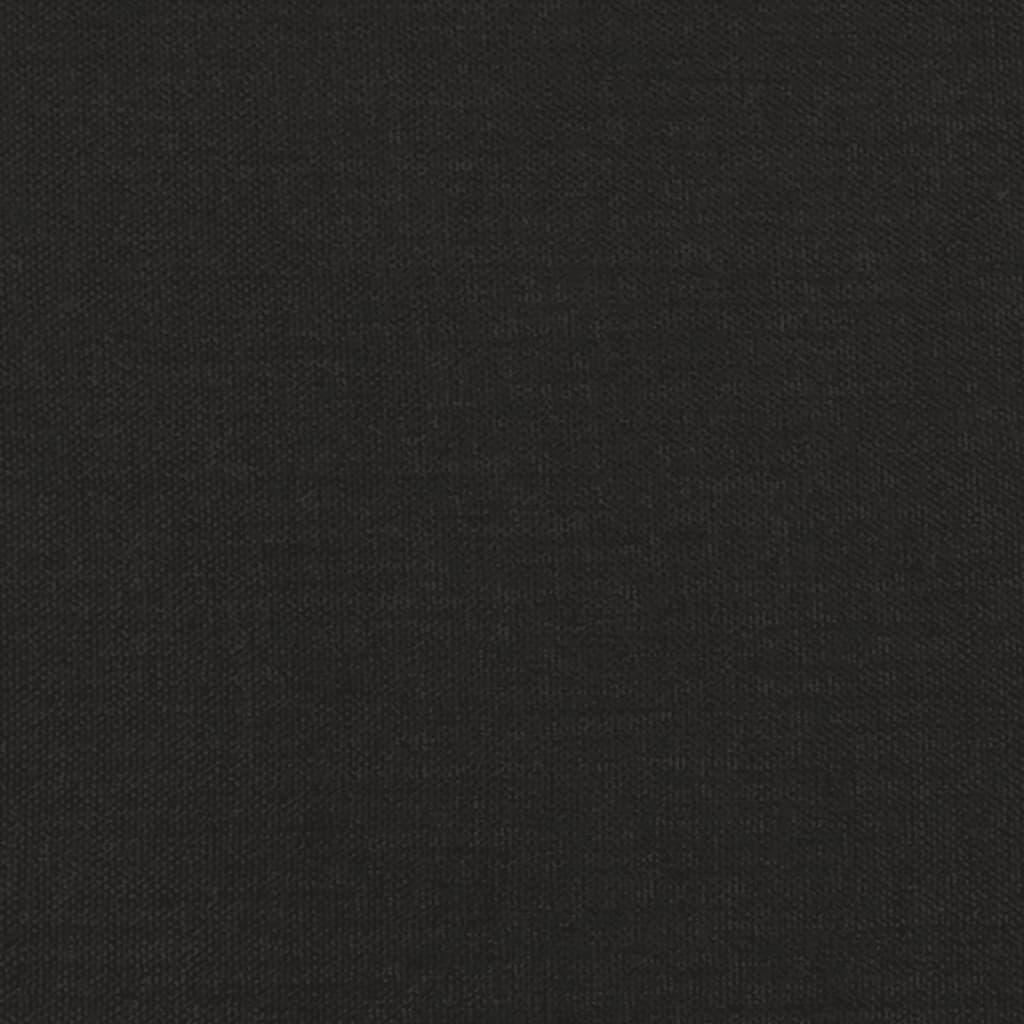 vidaXL Καναπές Τριθέσιος Μαύρος 180 εκ. Υφασμάτινος
