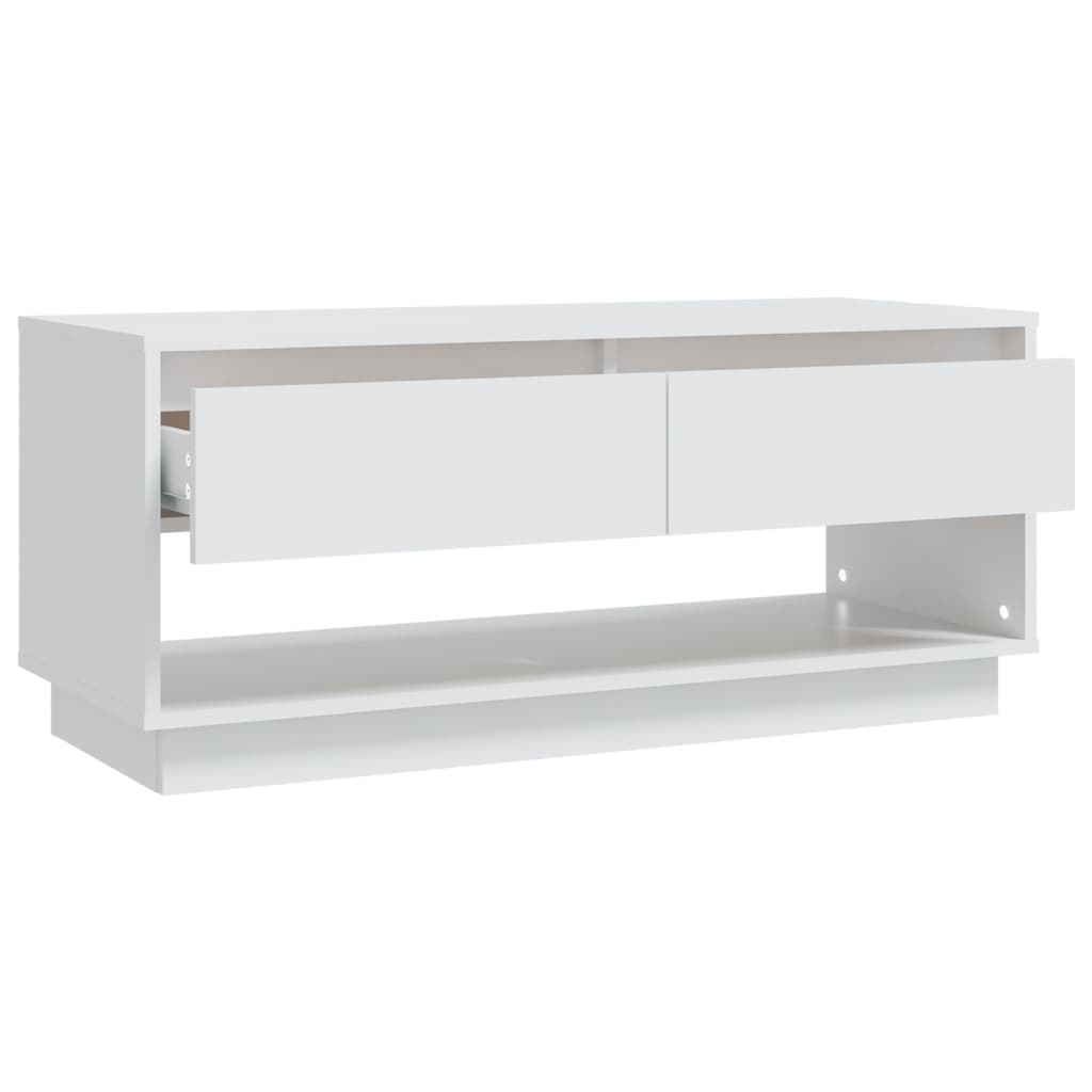 vidaXL Έπιπλο Τηλεόρασης Λευκό 102 x 41 x 44 εκ. από Μοριοσανίδα