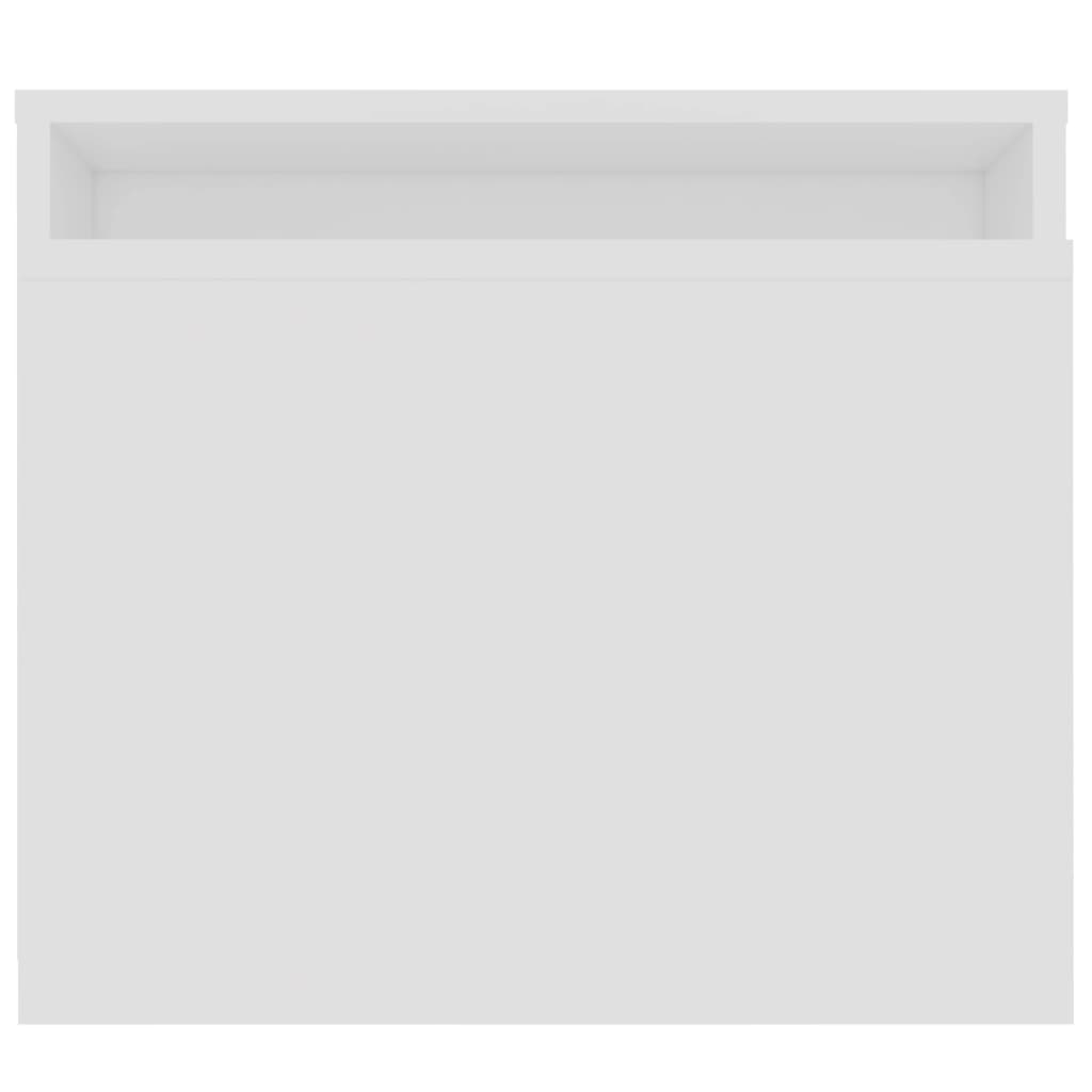 vidaXL Σετ Τραπεζάκια Σαλονιού Λευκά 100 x 48 x 40 εκ. από Μοριοσανίδα