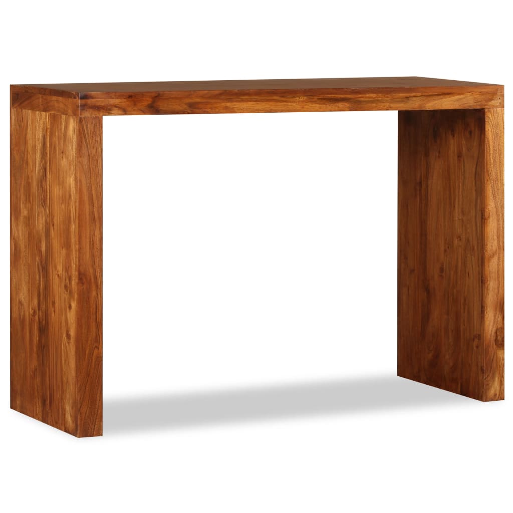 vidaXL Τραπέζι Κονσόλας 110x40x76 εκ. Μασίφ Ξύλο με Μελί Φινίρισμα