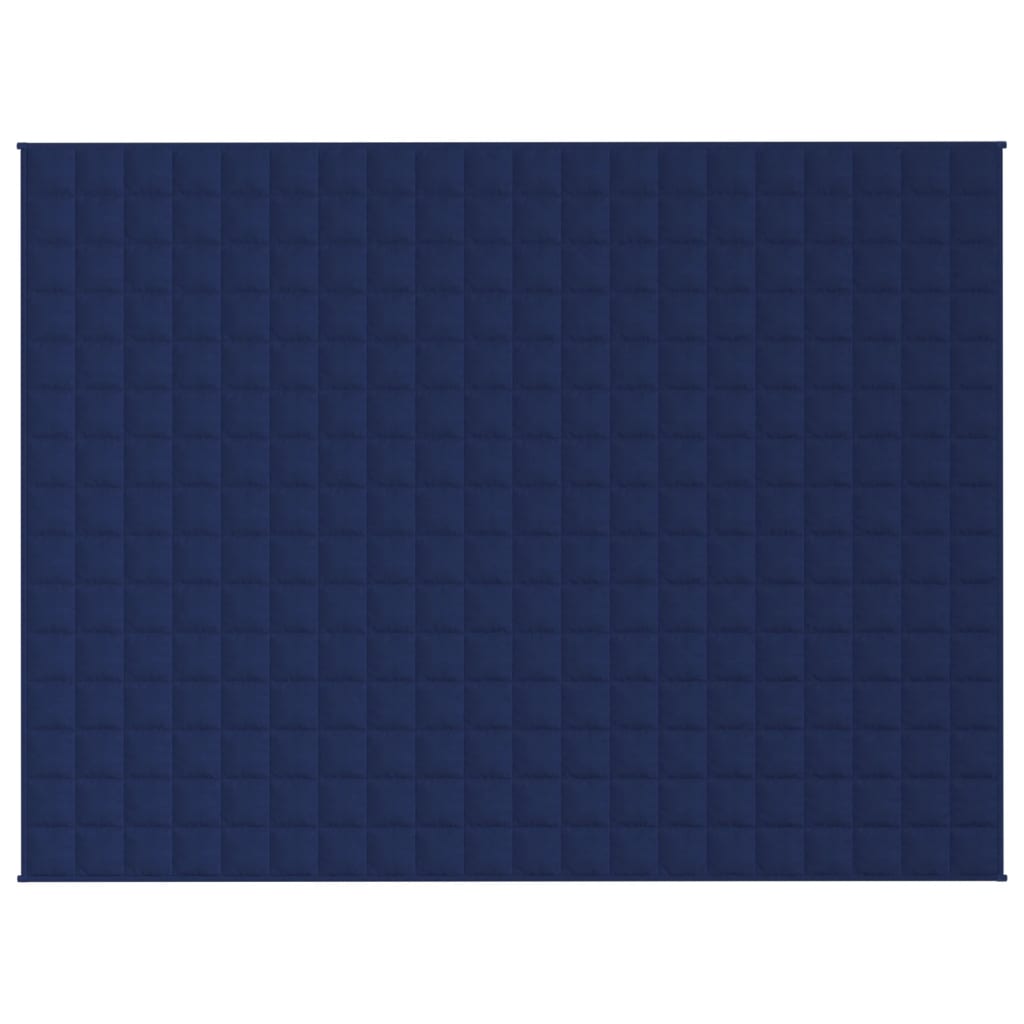 vidaXL Κουβέρτα Βαρύτητας Μπλε 152 x 203 εκ. 7 κ. Υφασμάτινη