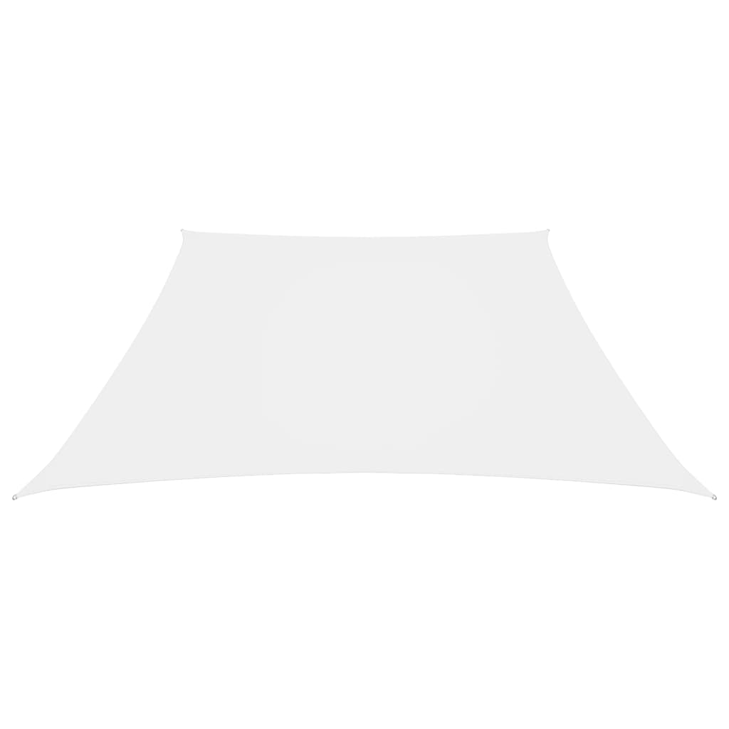 vidaXL Πανί Σκίασης Τραπέζιο Λευκό 4/5 x 4 μ. από Ύφασμα Oxford