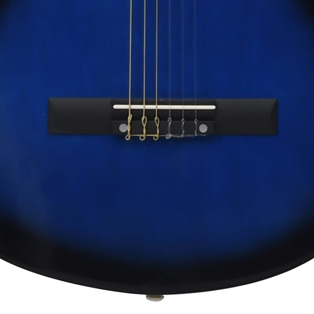 vidaXL Κλασική Κιθάρα για Αρχάριους Μπλε 4/4 39'' από Ξύλο Φιλύρας