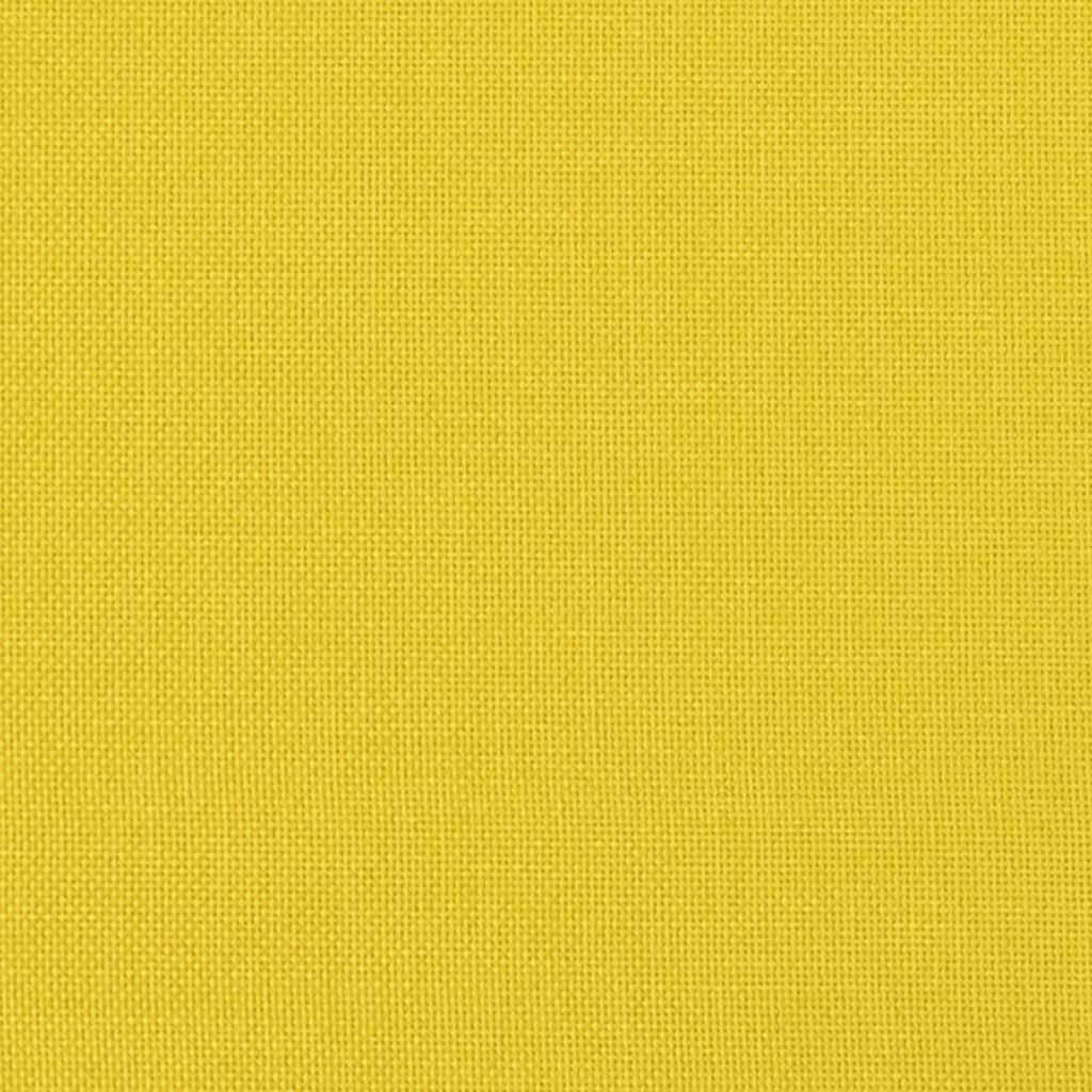 vidaXL Πολυθρόνα Ανοιχτό Κίτρινη 60 εκ. Υφασμάτινη