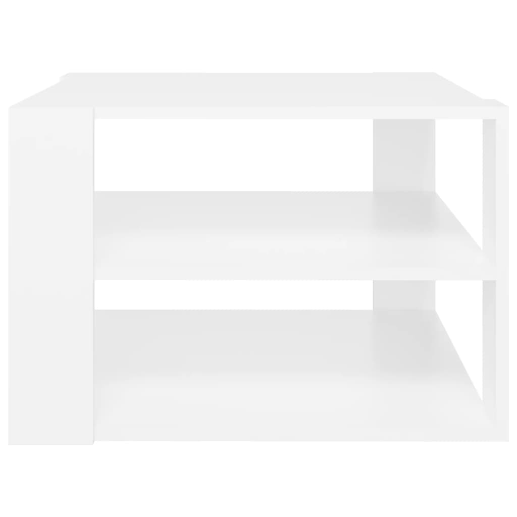 vidaXL Τραπεζάκι Σαλονιού Λευκό 60 x 60 x 40 εκ. από Μοριοσανίδα
