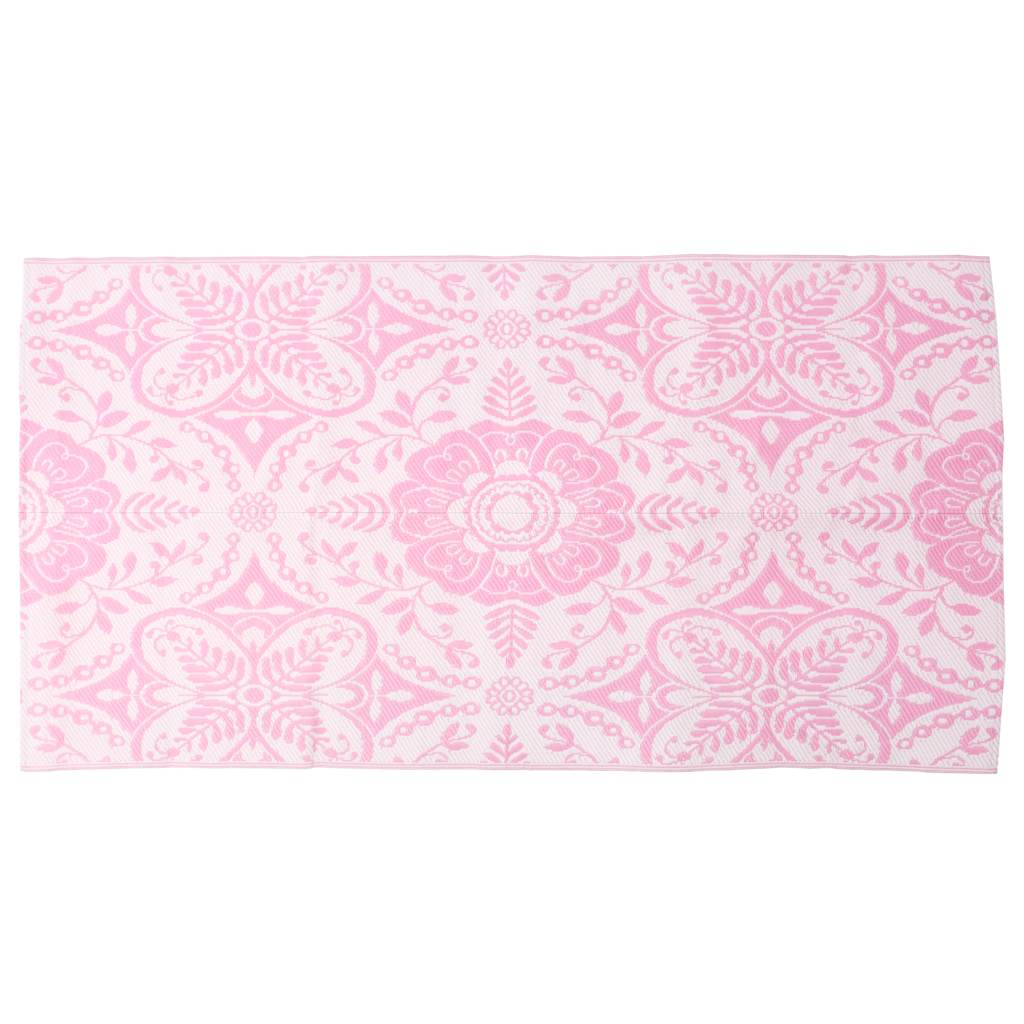 vidaXL Χαλί εξωτερικού χώρου ARAKIL ροζ 120x180 cm PP