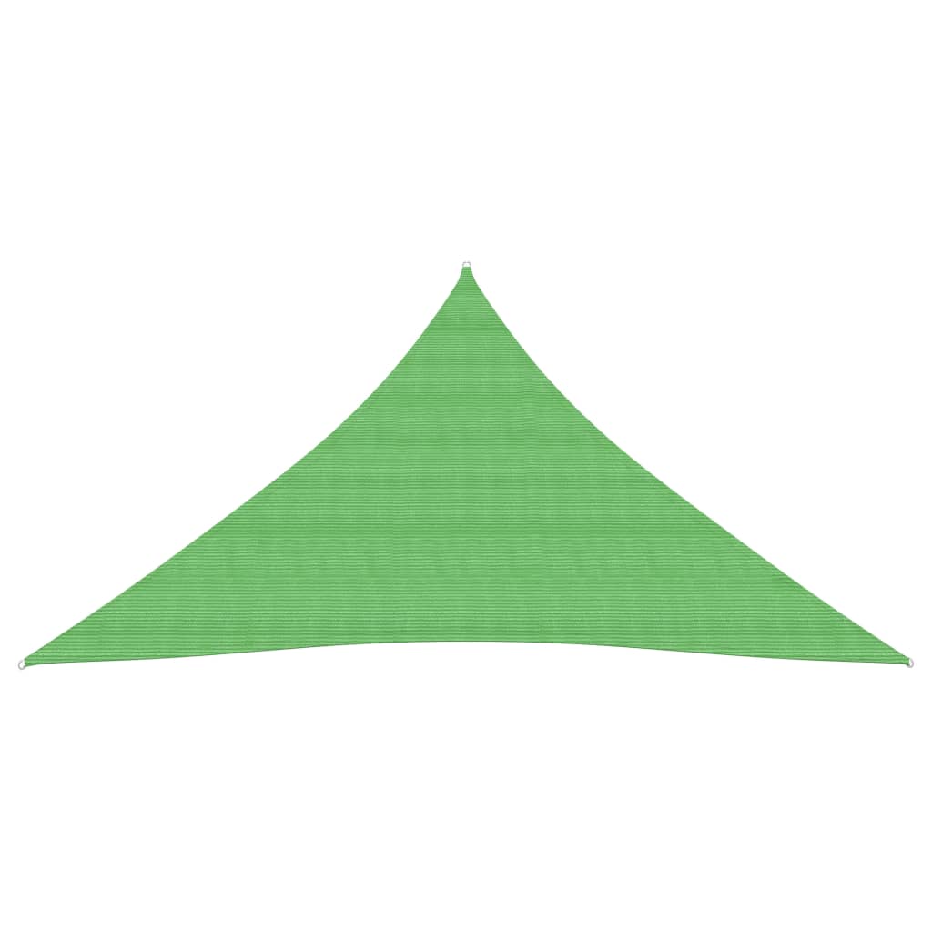 vidaXL Πανί Σκίασης Ανοιχτό Πράσινο 5 x 6 x 6 μ. από HDPE 160 γρ./μ²