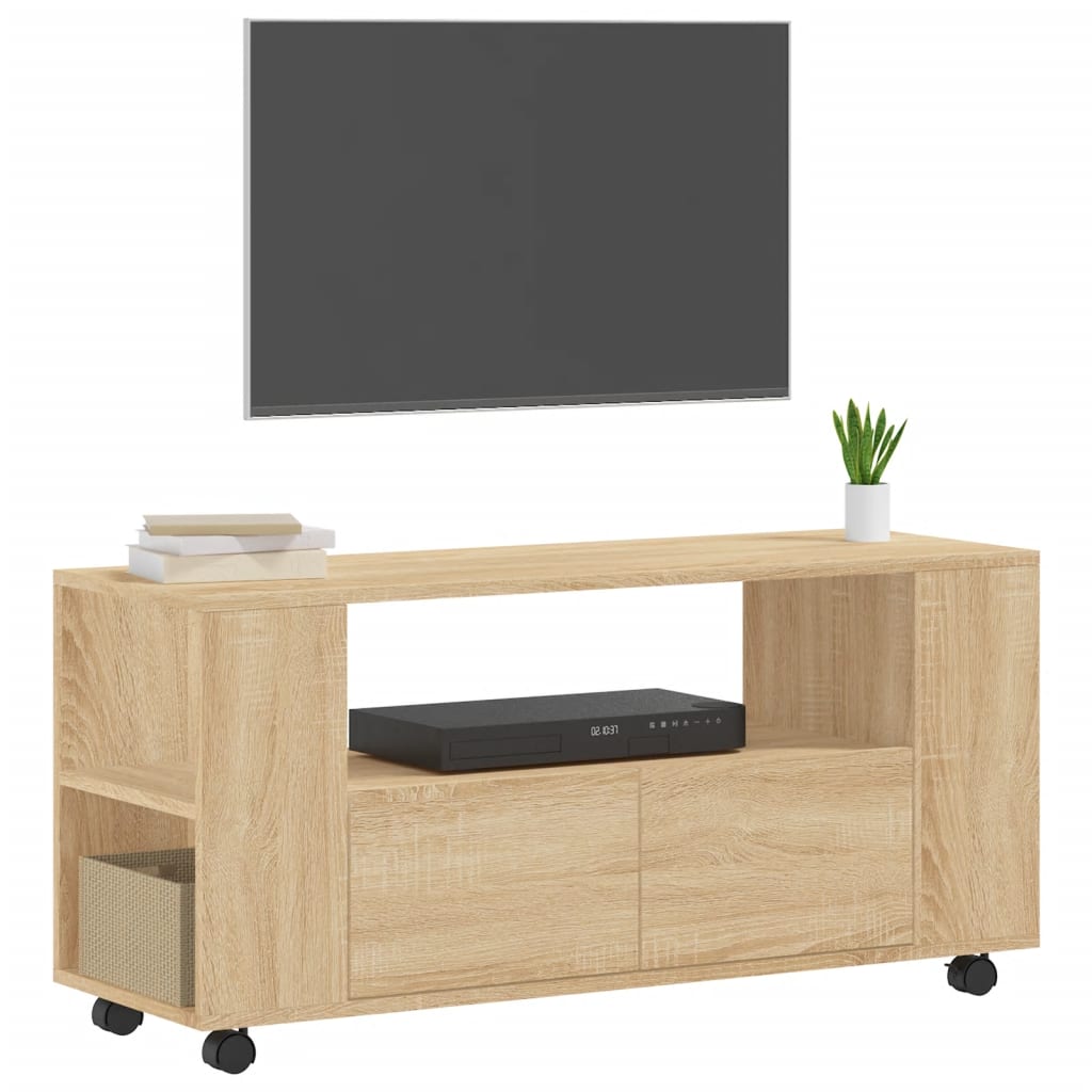 vidaXL Έπιπλο Τηλεόρασης Sonoma Δρυς 102 x 34,5 x 43 εκ. Επεξ. Ξύλο