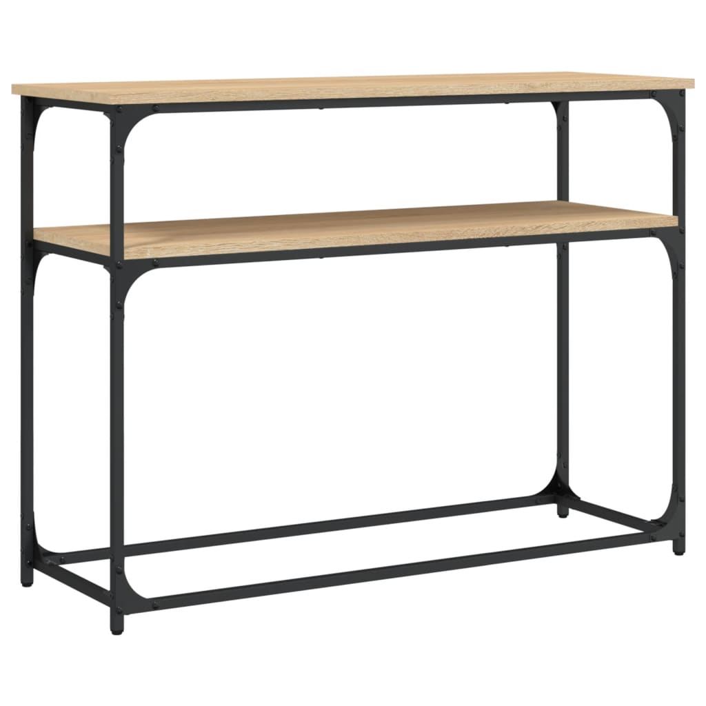 vidaXL Τραπέζι Κονσόλα Sonoma Δρυς 100x35,5x75 εκ. Επεξεργασμένο Ξύλο
