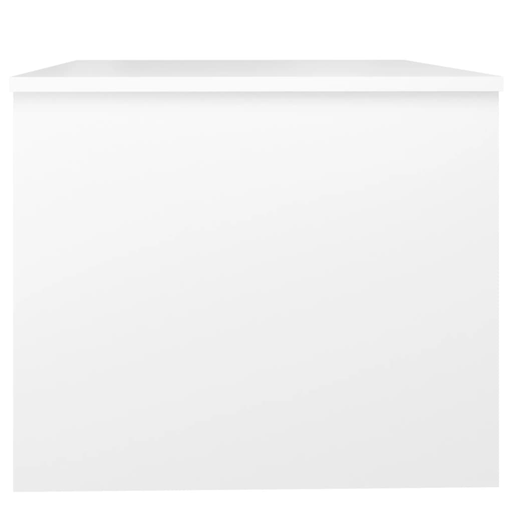 vidaXL Τραπεζάκι Σαλονιού Λευκό 80x50x42,5 εκ. Επεξεργασμένο Ξύλο