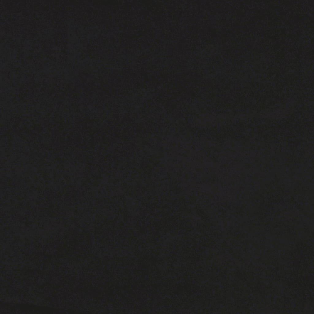 vidaXL Καναπές Τριθέσιος Μαύρος 180 εκ. από Βελούδινος με Υποπόδιο