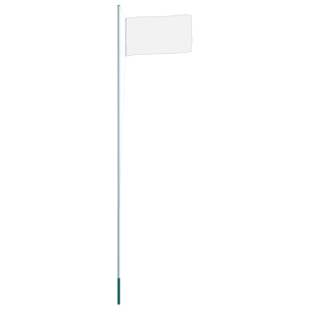 vidaXL Ιστός Σημαίας Τμηματικός 6,2 μ. Αλουμινίου