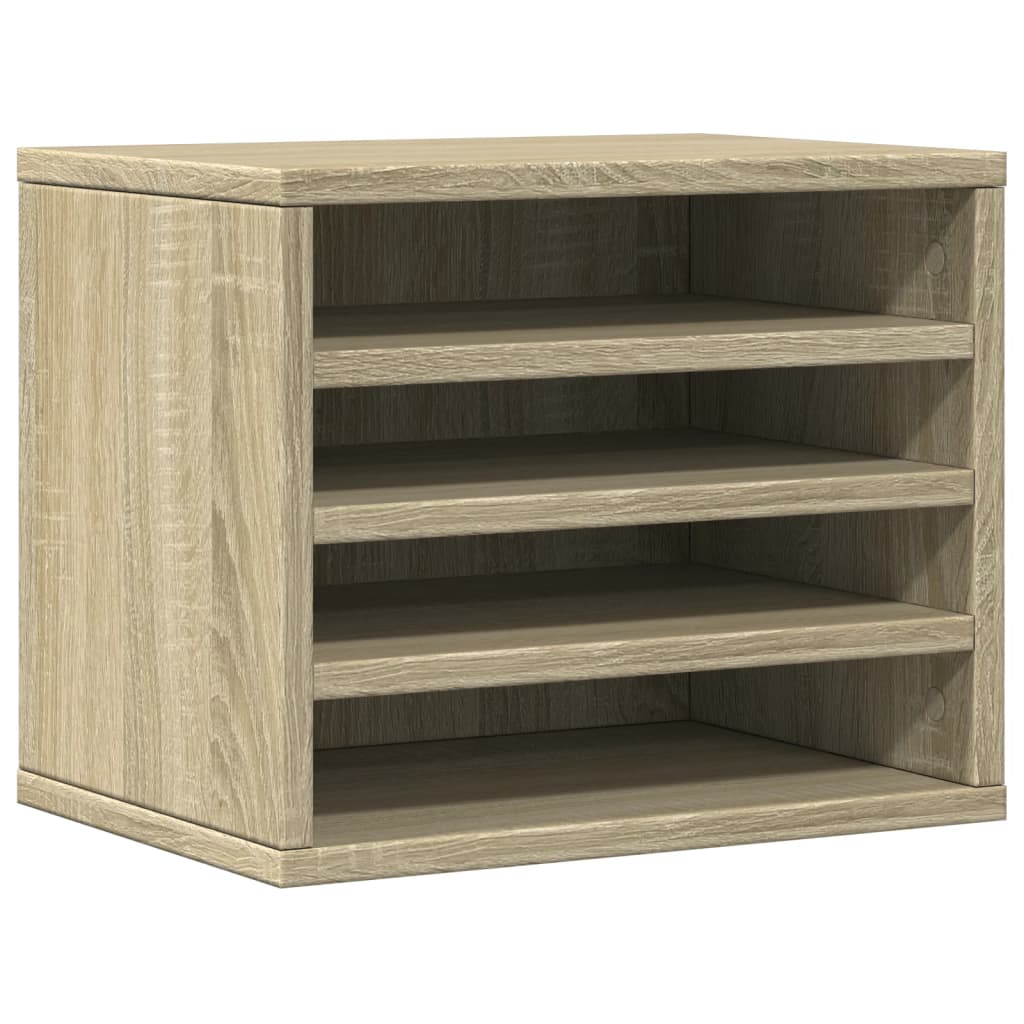 vidaXL Έπιπλο Οργάνωσης Γραφείου Sonoma Δρυς 36x26x29,5εκ Επεξ. Ξύλο