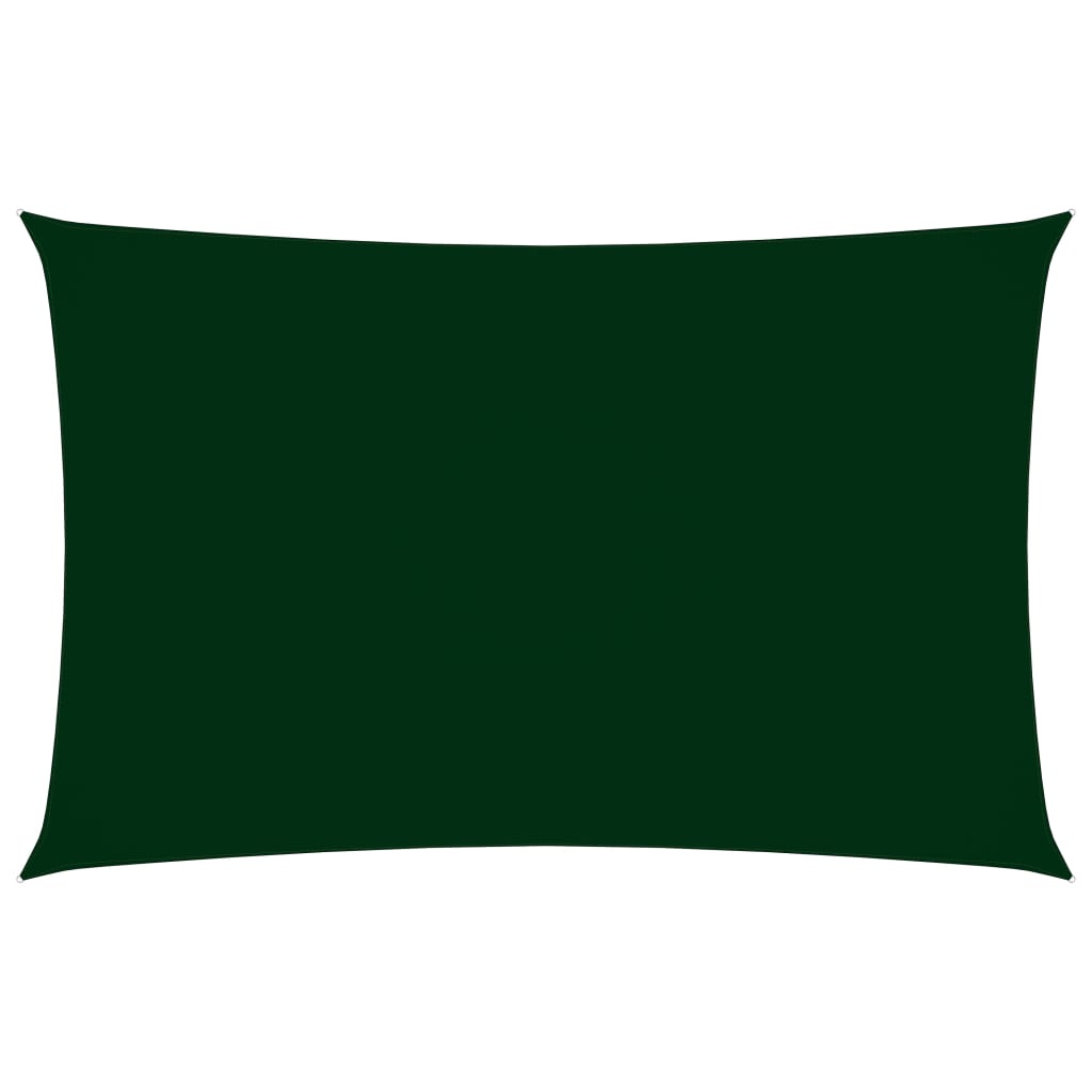 vidaXL Πανί Σκίασης Ορθογώνιο Σκούρο Πράσινο 4x7 μ. από Ύφασμα Oxford