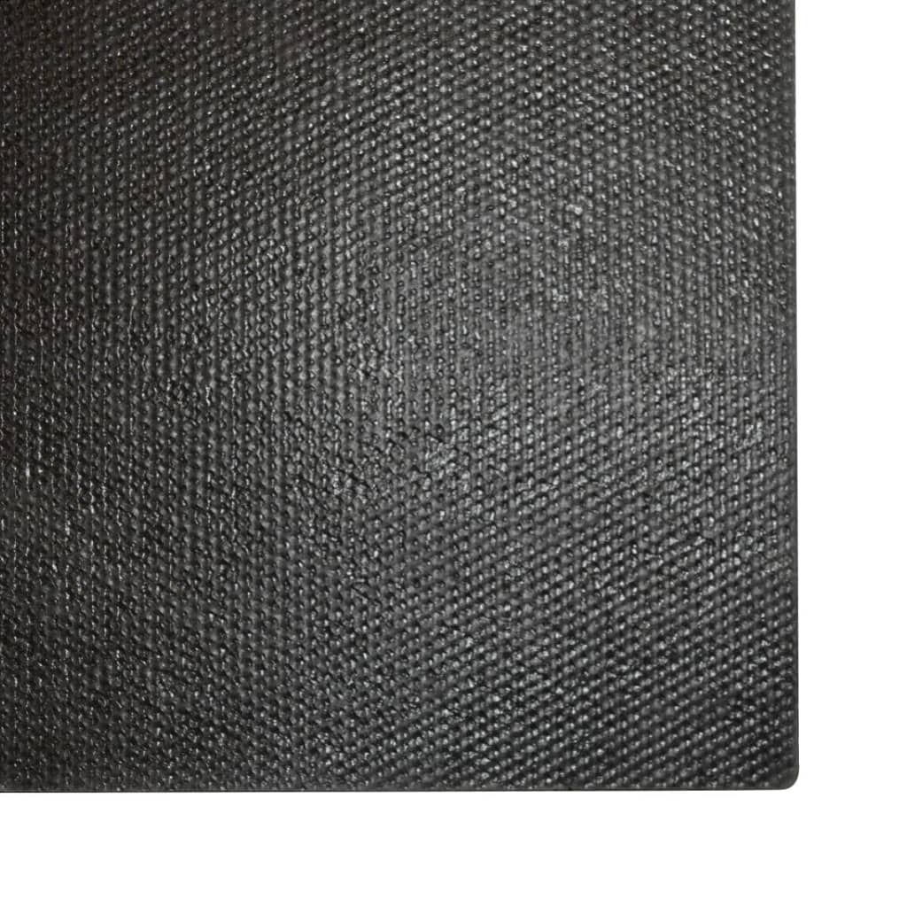 vidaXL Πατάκι Εισόδου 2 τεμ. Μαύρο 40 x 60 εκ. Θυσανωτός Κοκοφοίνικας