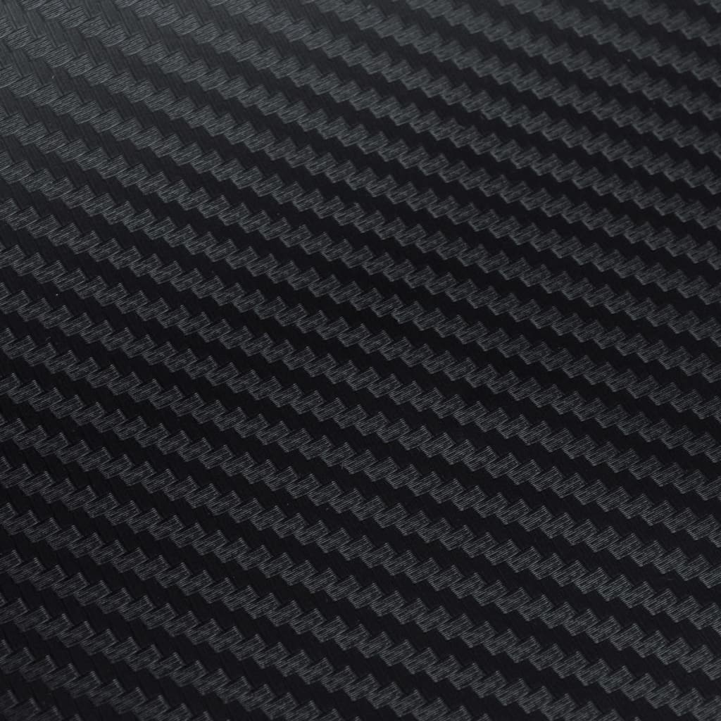 Μεμβράνη Αυτοκινήτου 3D Ανθρακόνημα Μαύρη 152 x 500 εκ. από Βινύλιο