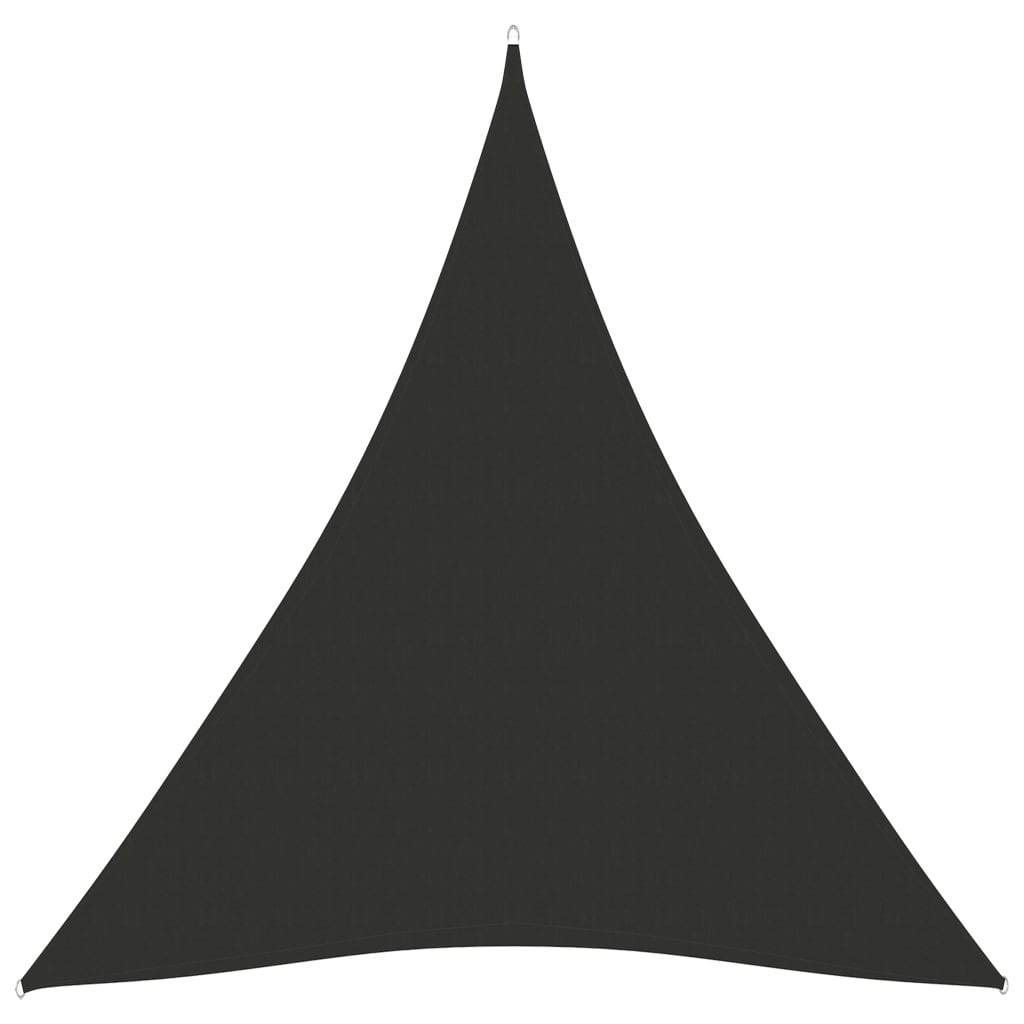 vidaXL Πανί Σκίασης Τρίγωνο Ανθρακί 4 x 5 x 5 μ. από Ύφασμα Oxford
