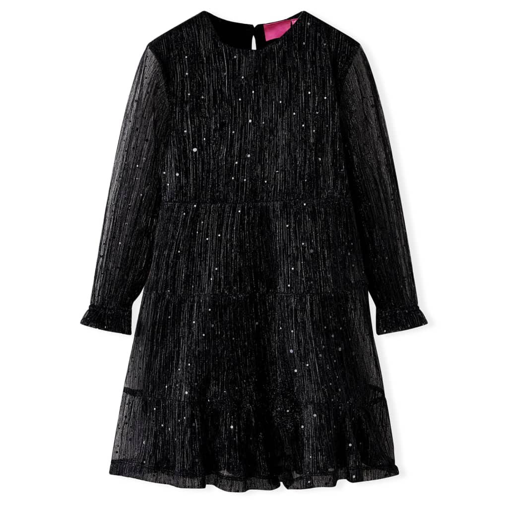 Φόρεμα Παιδικό Μακρυμάνικο Μαύρο 92