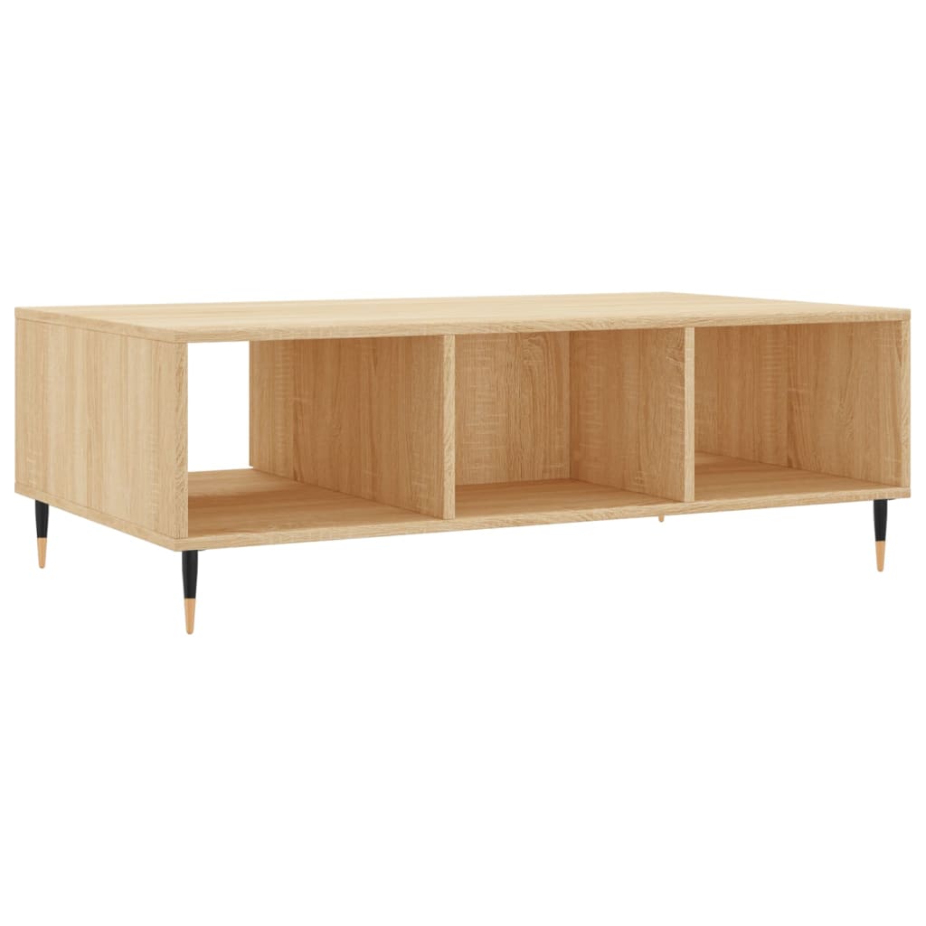 vidaXL Τραπεζάκι Σαλονιού Sonoma Δρυς 104x60x35 εκ. από Επεξεργ. Ξύλο