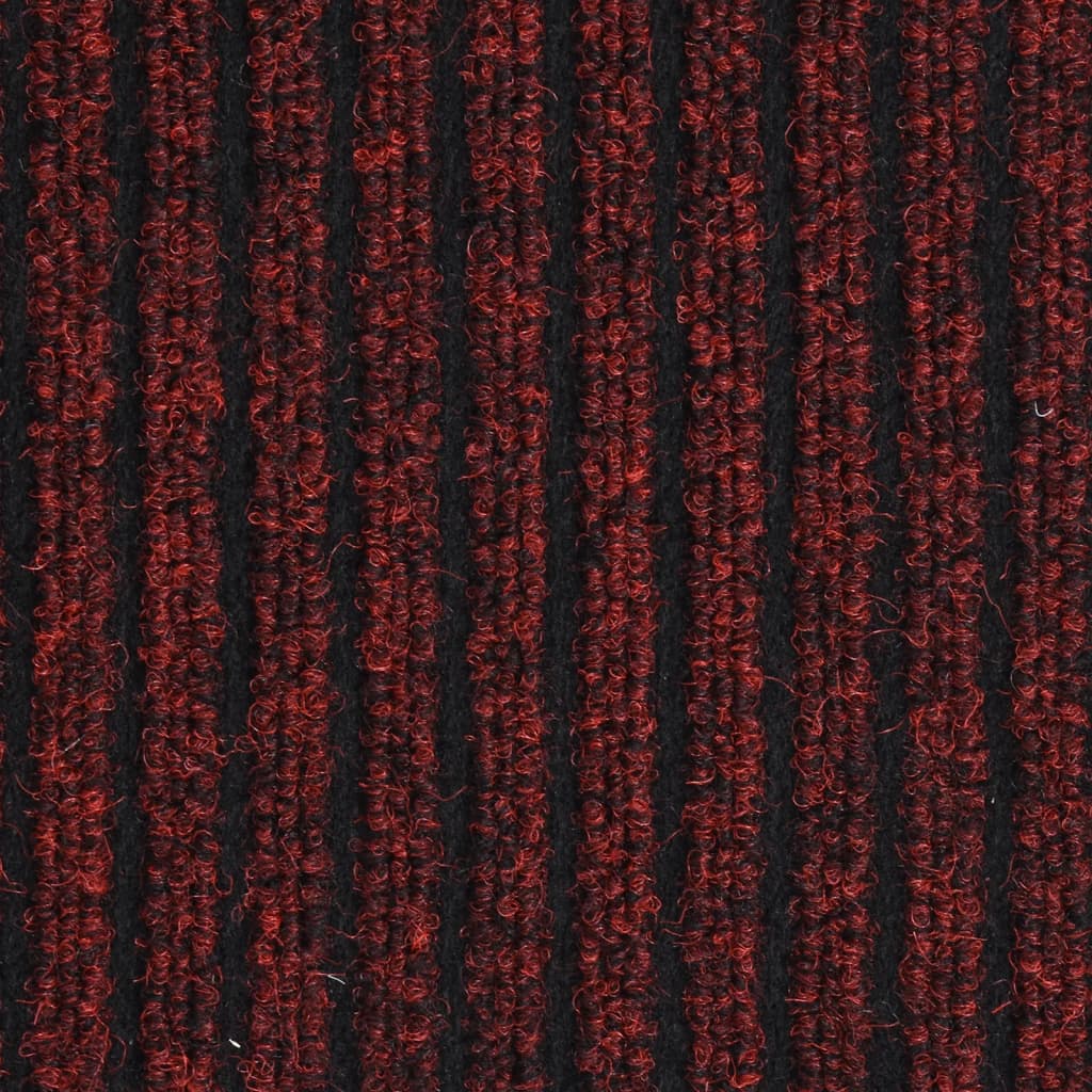 vidaXL Πατάκι Εισόδου Ριγέ Κόκκινο 40 x 60 εκ.