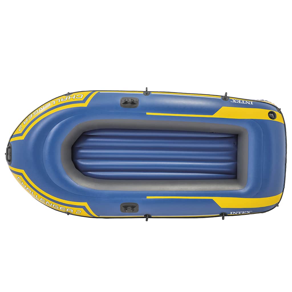 Intex Σετ Φουσκωτής Βάρκας Challenger 2 με Κουπιά & Τρόμπα 68367NP