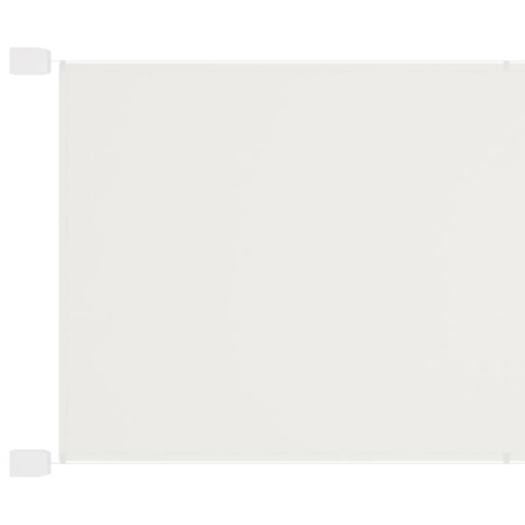 vidaXL Τέντα Κάθετη Λευκή 100 x 420 εκ. από Ύφασμα Oxford