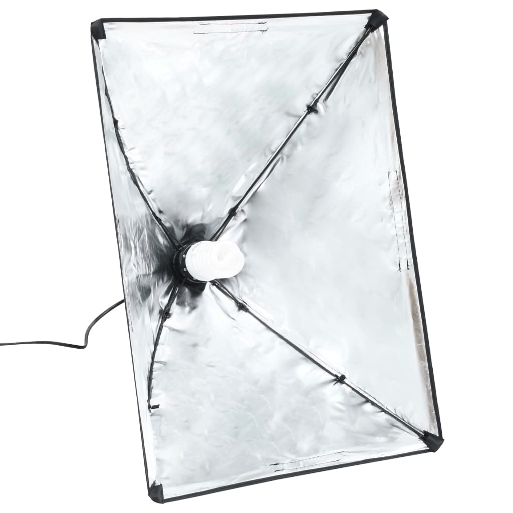 vidaXL Κιτ Φωτισμού Φωτογραφικού Στούντιο με Softbox και Φόντο