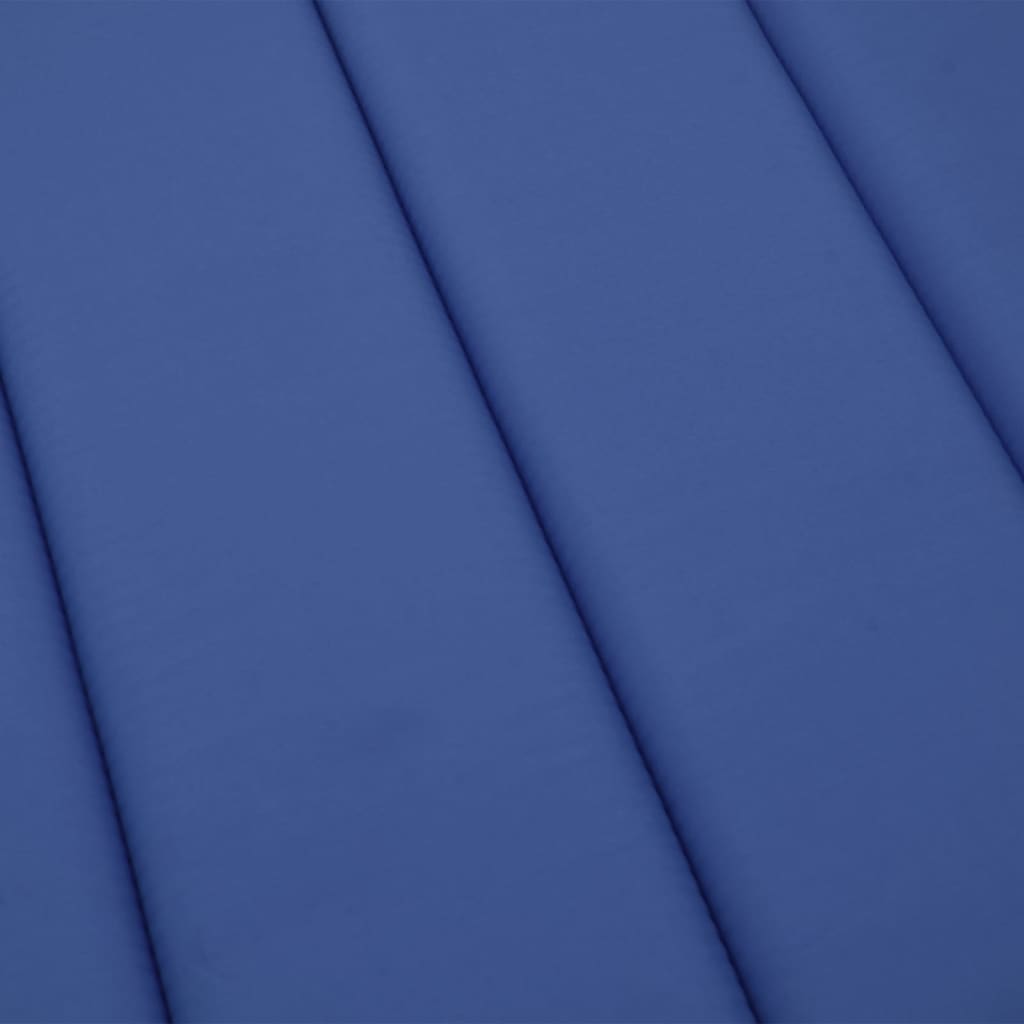 vidaXL Μαξιλάρι Ξαπλώστρας Μπλε Ρουά 200x50x3 εκ. από Ύφασμα Oxford