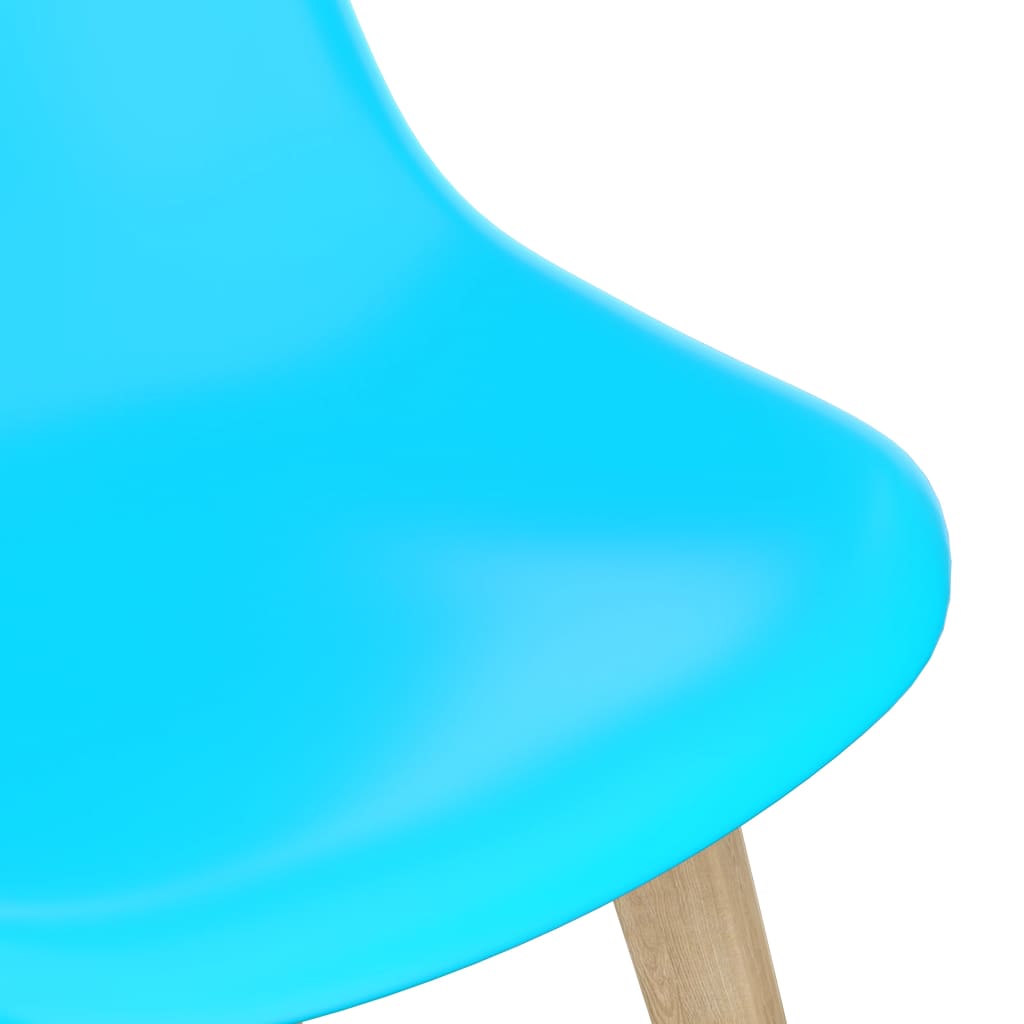 vidaXL Καρέκλες Τραπεζαρίας 2 τεμ. Μπλε Πλαστικές