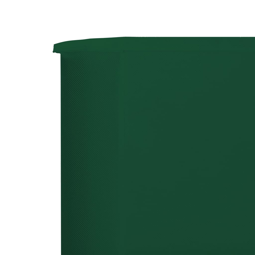 vidaXL Προστατευτικό Αέρα με 3 Πάνελ Πράσινο 400 x 160 εκ. Υφασμάτινο