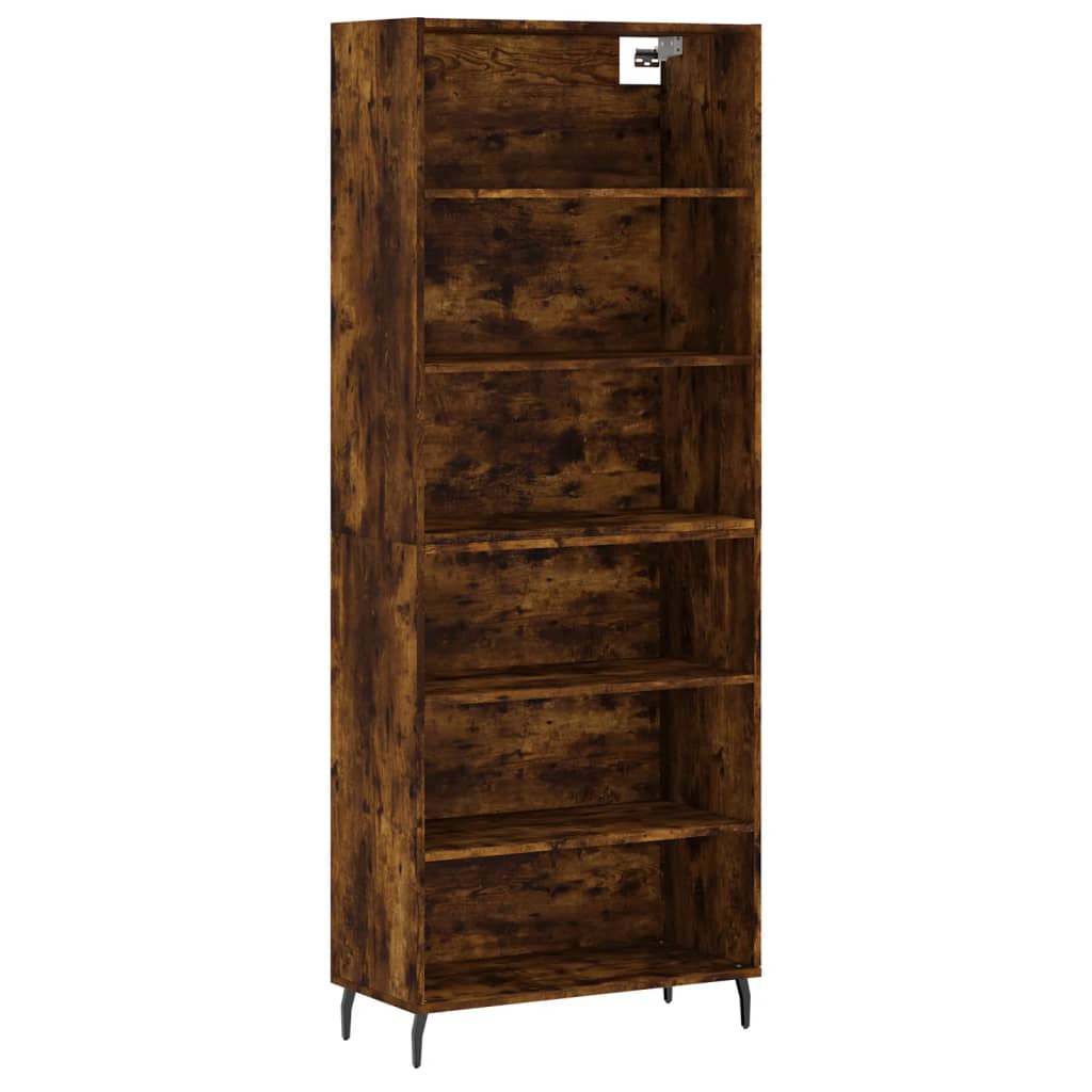 vidaXL Ντουλάπι Καπνιστή Δρυς 69,5x32,5x180 εκ. Επεξεργασμένο Ξύλο