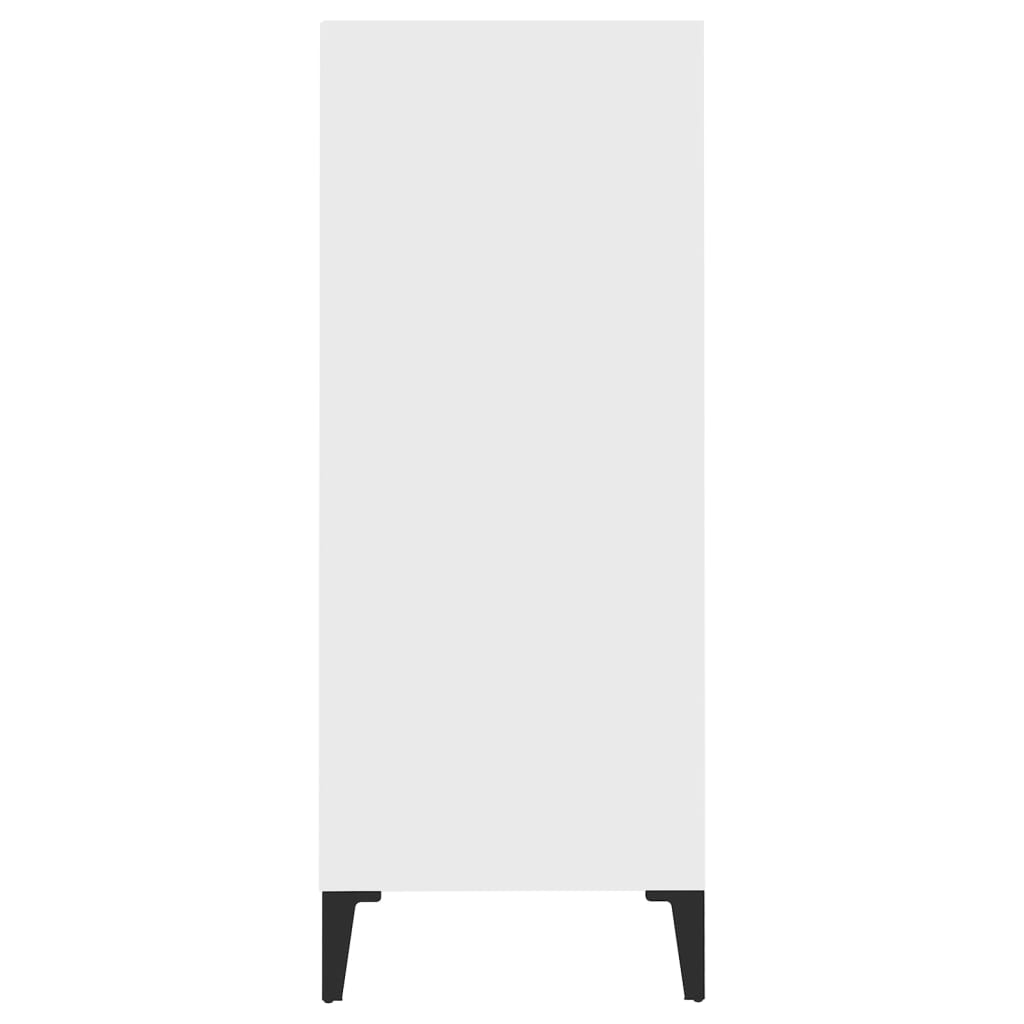 vidaXL Συρταριέρα Λευκή 57 x 35 x 90 εκ. από Μοριοσανίδα