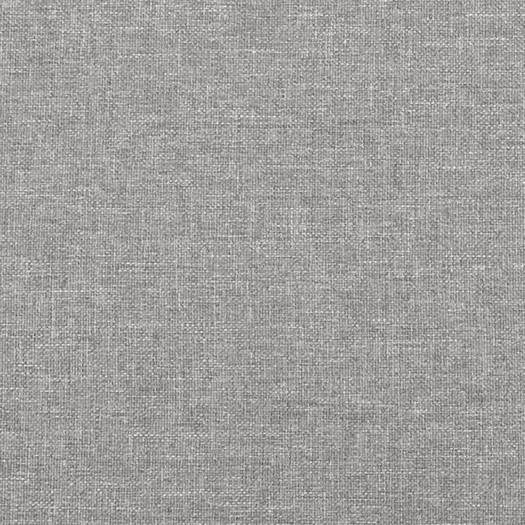 vidaXL Πλαίσιο Κρεβατιού με Κεφαλάρι Αν. Γκρι 120x200 εκ. Υφασμάτινο
