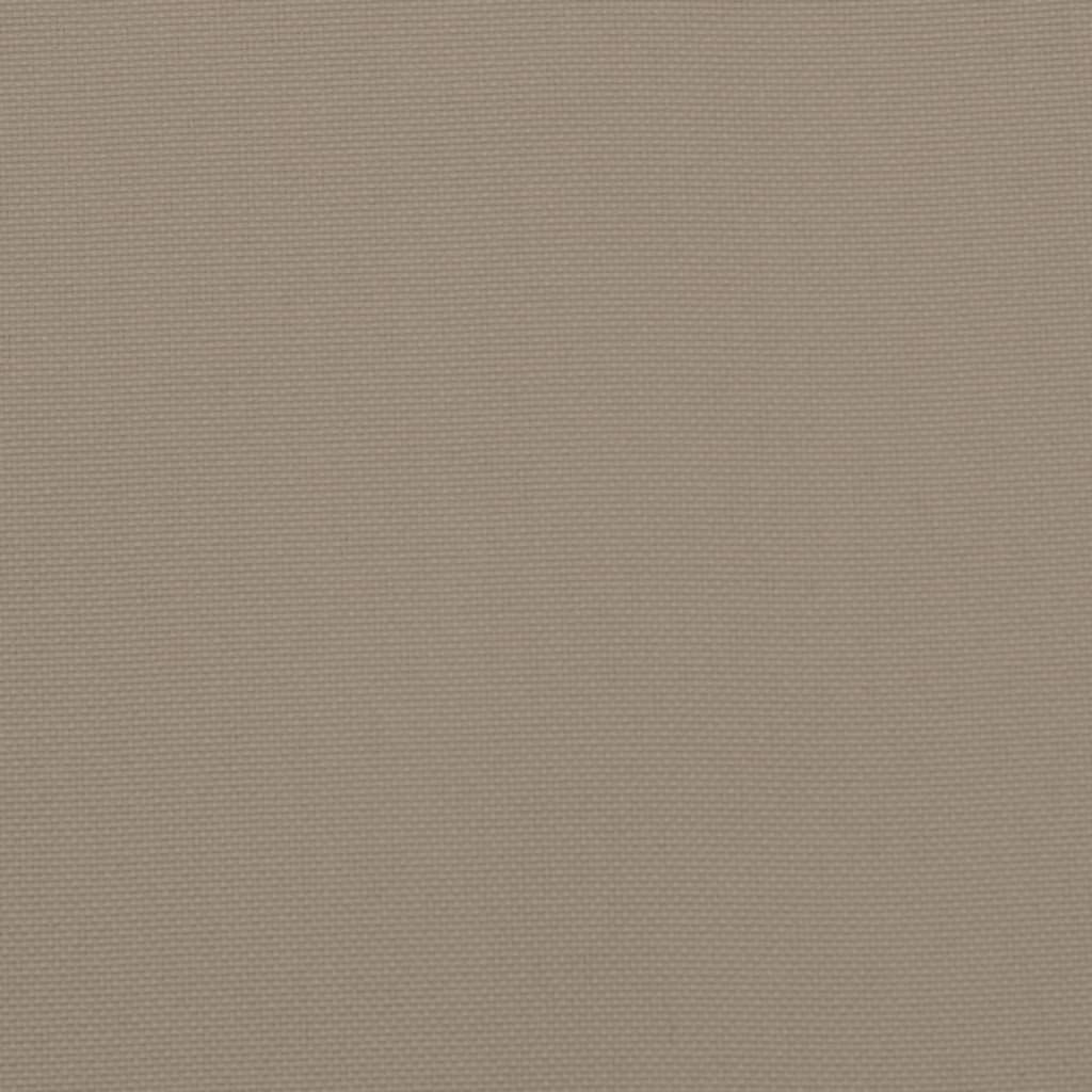 vidaXL Μαξιλάρι Παλέτας Taupe 60 x 60 x 12 εκ. Υφασμάτινο