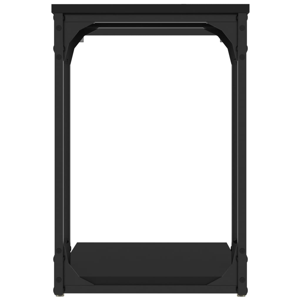 vidaXL Βοηθητικό Τραπέζι Μαύρο 50 x 35 x 52 εκ. από Επεξεργασμένο Ξύλο