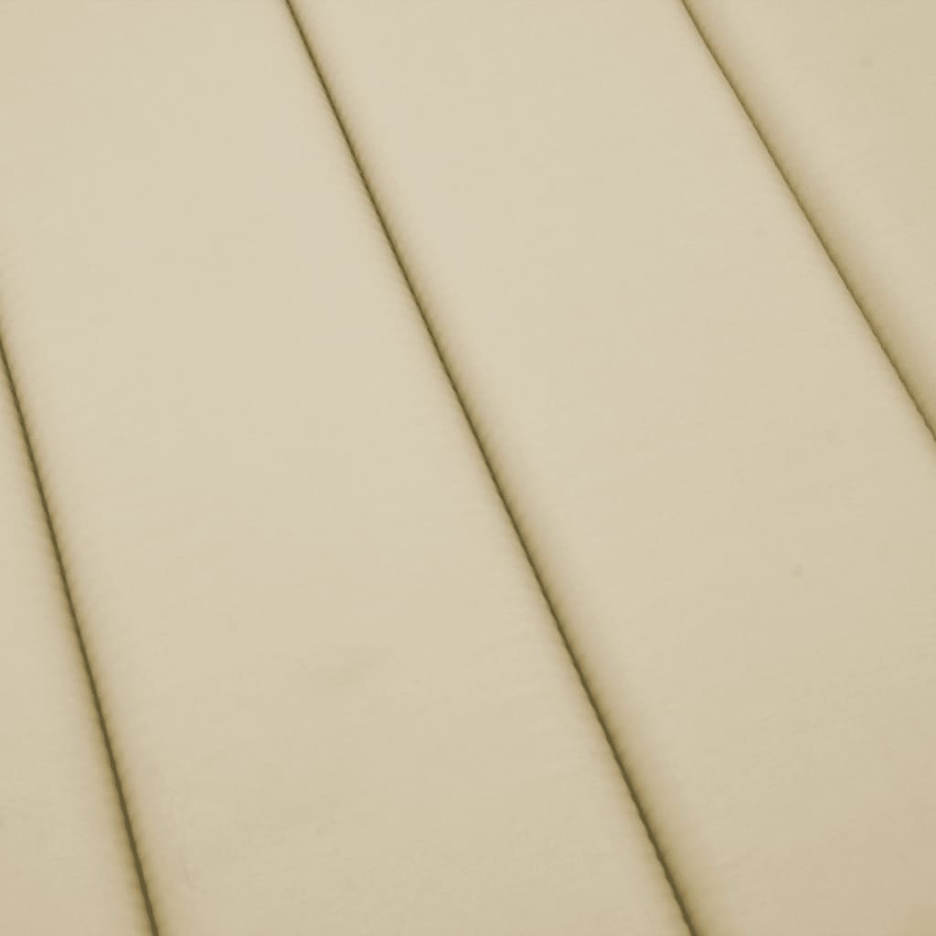 vidaXL Μαξιλάρι Ξαπλώστρας Μπεζ 200 x 50 x 3 εκ. από Ύφασμα Oxford