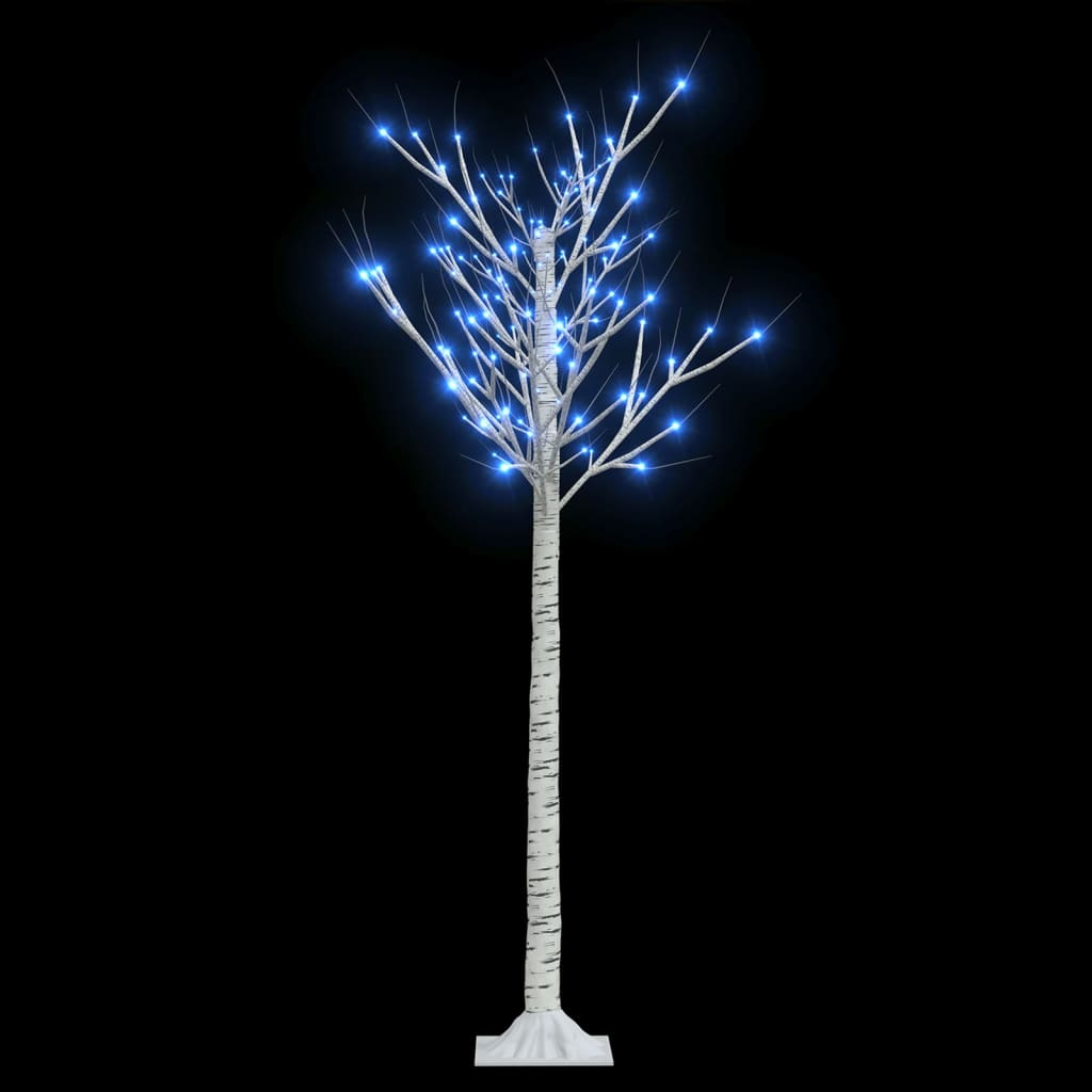 vidaXL Χριστουγ. Δέντρο Εξωτ./Εσωτ. Χώρου 140 LED Μπλε 1,5 μ. Ιτιά