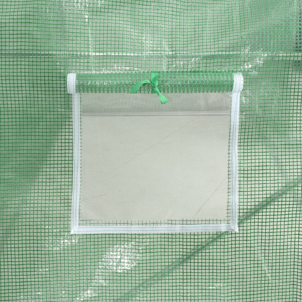 vidaXL Θερμοκήπιο με Ατσάλινο Πλαίσιο Πράσινο 6 μ² 3 x 2 x 2 μ.