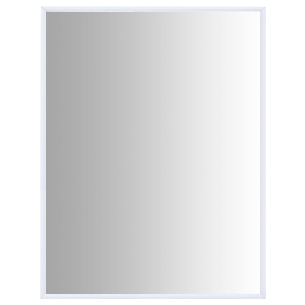 vidaXL Καθρέφτης Λευκός 80 x 60 εκ.